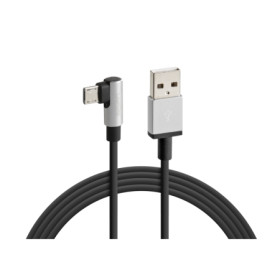 38834-A-01.jpg CAVO 90° USB   MICRO USB - 100 CM - NERO
