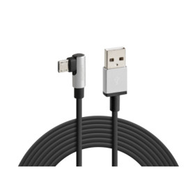 38835-C-01.jpg CAVO 90° USB   MICRO USB - 200 CM - NERO