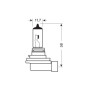 PGJ19-1.jpg 12V LAMPADA ALOGENA BLU-XE - H8 - 35W - PGJ19-1 - 2 PZ  - SCATOLA PLAST.