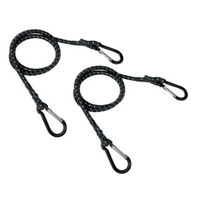 60179-S-02.jpg SNAP-HOOK, COPPIA CORDE ELASTICHE CON MOSCHETTONI IN ALLUMINIO