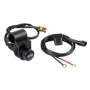 90535-S-02.jpg PRESA CORRENTE STANDARD PER FISSAGGIO A MANUBRIO - 12V - 12A MAX