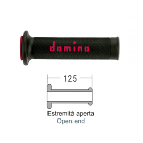 Domino-184170110.png MANOPOLE DOMINO STRADALI NERO/ROSSO