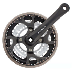 421570291.jpg GUARNITURA TREKKING ALLUMINIO M300 - 48X38X28D, 170 MM, NERO ARGENTO - 48X38X28D, 170 MM, NERO ARGENTO