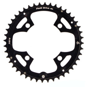 421578001.jpg CORONA BCD 104 MM 4-FORI 2 X 11V - 44 DENTI, COMPATIBILE SHIMANO, NERO