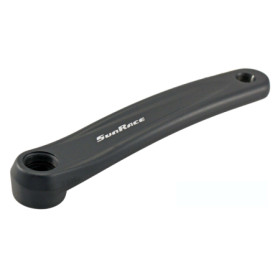 421579161.jpg PEDIVELLA SINISTRA ALLUMINIO M50 PERNO QUADRO - 170 MM, NERO - 170 MM, NERO