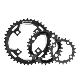 421586147.jpg CORONA BCD 104 MM 4-FORI 3 X 10V - 32 DENTI, COMPATIBILE SHIMANO, NERO, WB225 - 32 DENTI, COMPATIBILE SHIMANO, NER