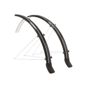421730231.jpg KIT PARAFANGHI POLICARBONATO CON PARASPRUZZO - 28"" X 48 MM, NERO - 28"" X 48 MM, NERO