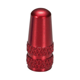 421830743.jpg COPPIA TAPPI VALVOLA PRESTA ALLUMINIO - ROSSO - ROSSO