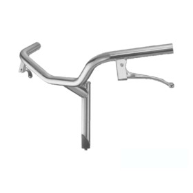 484000130.jpg MANUBRIO OLANDA ACCIAIO - 600 MM, ARGENTO - 600 MM, ARGENTO