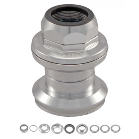 484100010.jpg SERIE STERZO A FILETTO 1"" A CARTUCCIA EC30/25.4 EC30/26 - ARGENTO - ARGENTO