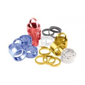 484109414.jpg SPESSORI SERIE STERZO 1 1/8"" 5 MM - ALLUMINIO ANODIZZATO BLU - ALLUMINIO ANODIZZATO BLU