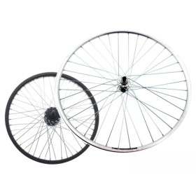 525003010.jpg RUOTA ANTERIORE JUNIOR 16X1,75 - PERNO 3/8, SFERE, MOZZO ACCIAIO, CERCHIO ALLUMINIO - PERNO 3/8, SFERE, MOZZO ACCI