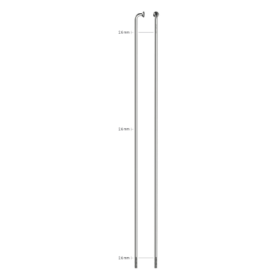 Sapim-525075461 (1).png RAGGIO LEADER INOX 2.6 J-BEND - 220 MM, SILVER, CONFEZIONE 4 PEZZI