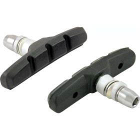 525141080.jpg COPPIA PATTINI FRENO V-BRAKE DADO 70MM - NERO - NERO