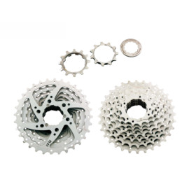 525260020.jpg PACCO PIGNONI A CASSETTA M66 8V - 12-32 DENTI, ARGENTO, SH11 - 12-32 DENTI, ARGENTO, SH11