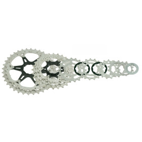 525260310.jpg PACCO PIGNONI A CASSETTA MS3 10V - 11-40 DENTI, ARGENTO, SH11 - 11-40 DENTI, ARGENTO, SH11