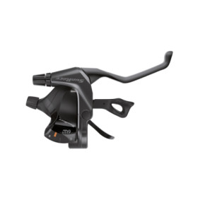 525320101.jpg COPPIA COMANDI INTEGRATI CAMBIO + FRENO M933 COMPATIBILE SHIMANO - 3 X 9V, COLLARINO, CON DISPLAY, NERO - 3 X 9V, 