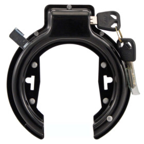 588000591.jpg LUCCHETTO ARCO AL TELAIO CON FASCETTE - NERO - NERO