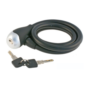 588002791.jpg LUCCHETTO CAVO SPIRALE SILICON Ï 12 - NERO - NERO