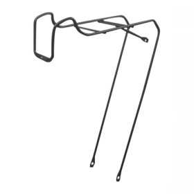 588100081.jpg PORTAPACCHI ANTERIORE ACCIAIO CLASSIC 26"" X 1-3/8 O 28"" - NERO - NERO