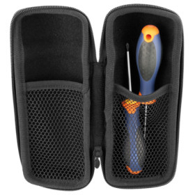 588180141.jpg BORRACCIA PORTAOGGETTI ZIP 500 ML - CARBON FINISH, NERO - CARBON FINISH, NERO