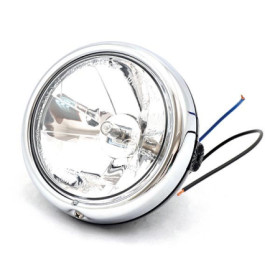 156104.jpg FANALE TONDO D.127 NERO LAMP.H3 55W-S/LUCE POSIZ.
