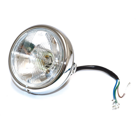 156200.jpg FANALE TONDO D.127 CROMATO LAMP.S2 35/35W-C/LUCE POSIZ.