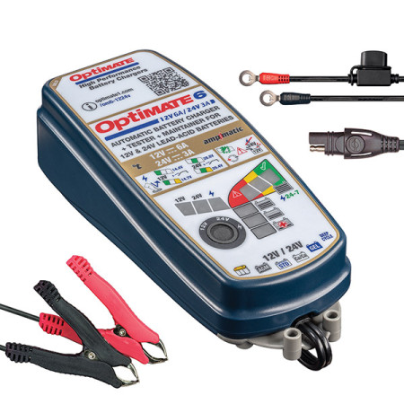 4501621_01.jpg CARICABATTERIE OPTIMATE 6 12V/6A-24V/3A (Rif.Tecmate: TM380)