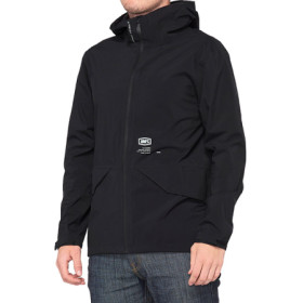 465049L_01.jpg GIUBBINO 100% HYDROMATIC PARKA BLACK (TAGLIA L)