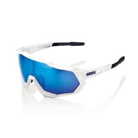 466037.jpg OCCHIALI DA SOLE 100% SPEEDTRAP - MATTE WHITE -  LENTI HIPER A SPECCHIO BLU MULTILAYER