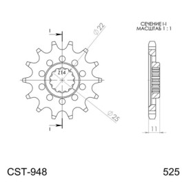 540003615.jpg PIGNONE P525 - Z15 (DIS.00036)