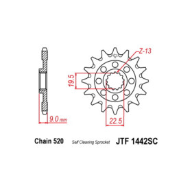 540050213.jpg PIGNONE P520 - Z13 (DIS.00502)