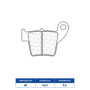 641076X59_01.jpg PASTIGLIE FRENO POSTERIORE CL BRAKES 1076X59