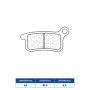 641078X59_01.jpg PASTIGLIE FRENO POSTERIORE CL BRAKES 1078X59
