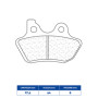 641211RX3_01.jpg PASTIGLIE FRENO POSTERIORE CL BRAKES 1211RX3