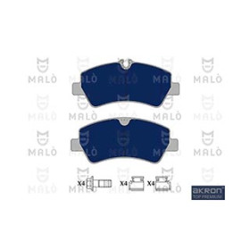 KIT PASTIGLIE FRENO, FRENO A DISCO - AKRON